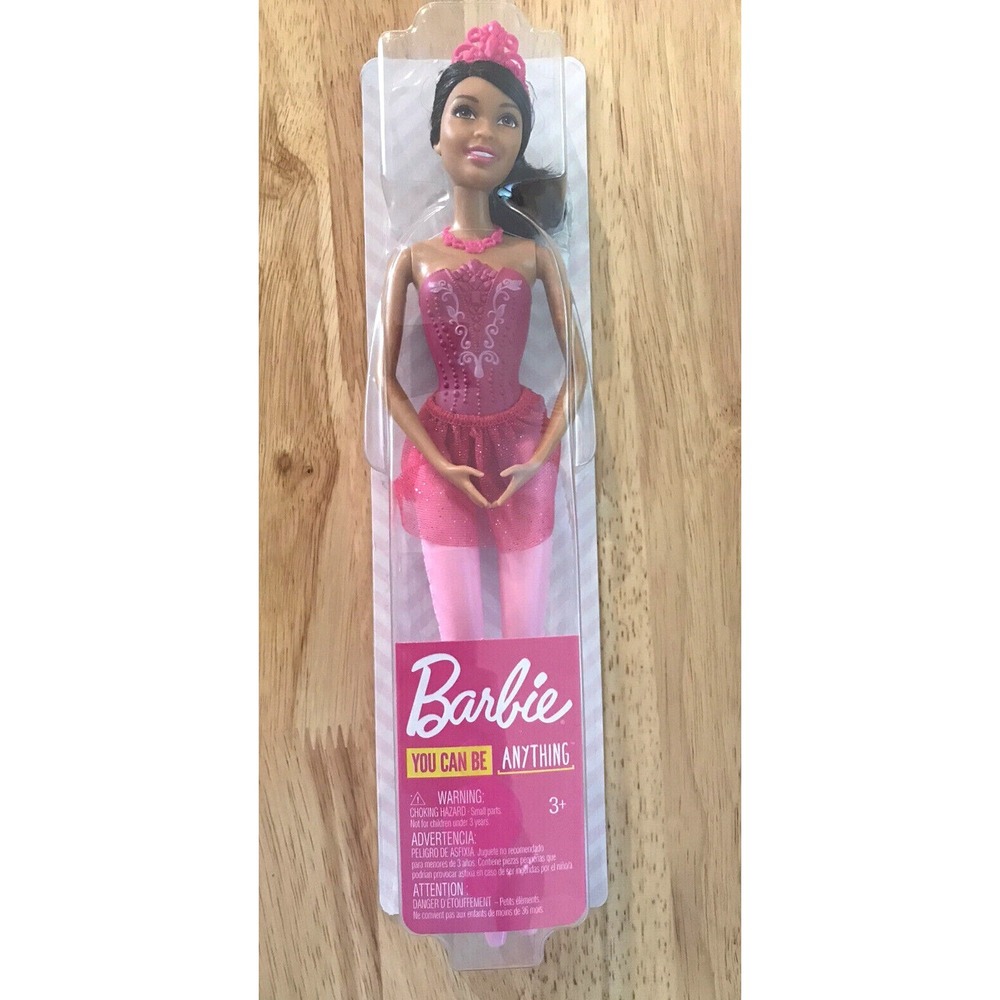 Mattel Barbie Ballerina Doll You Can Be Anything Removable Tiara & Tutu DHM58